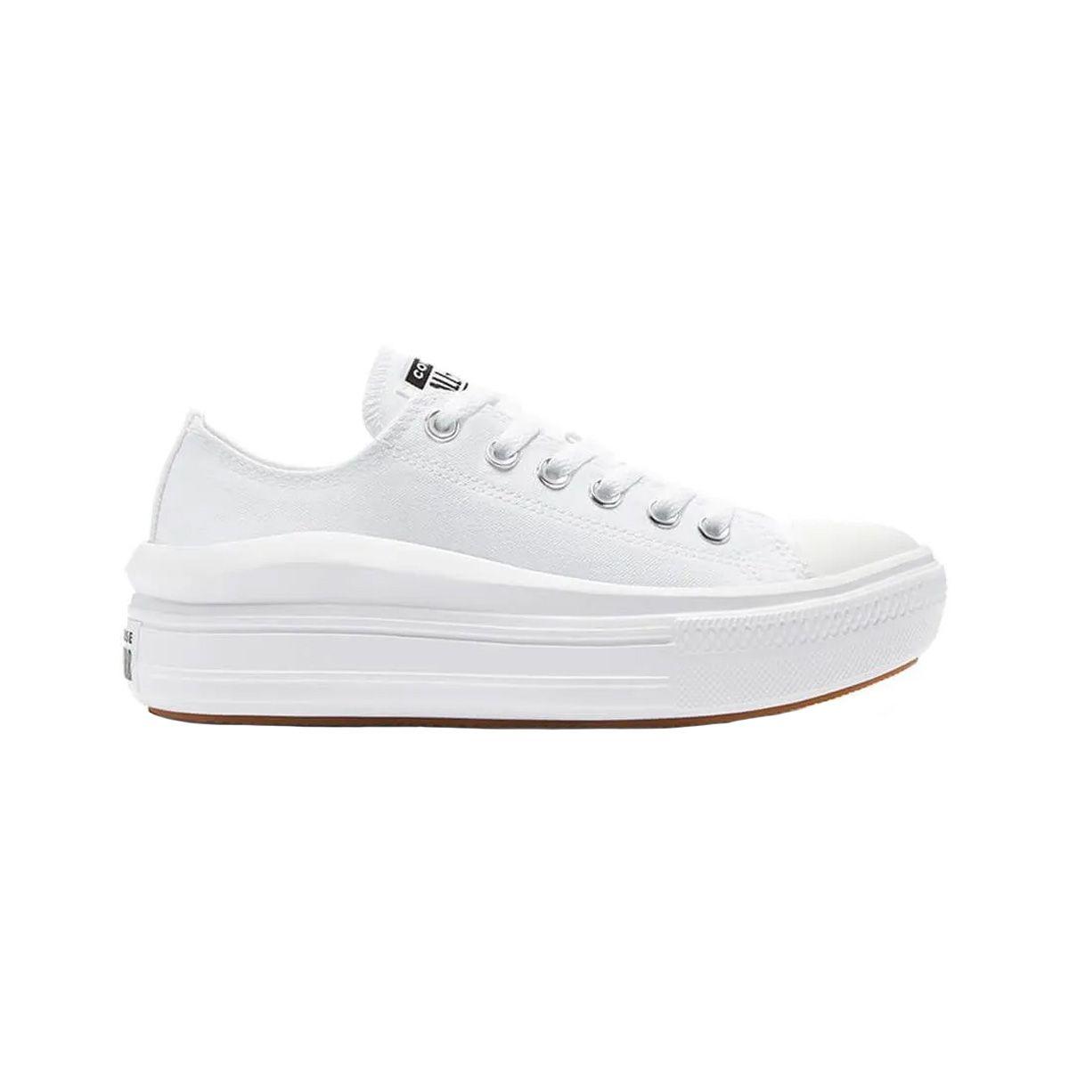 Zapatillas Mujer Chuck Taylor All Star Move Converse Blancas-1
