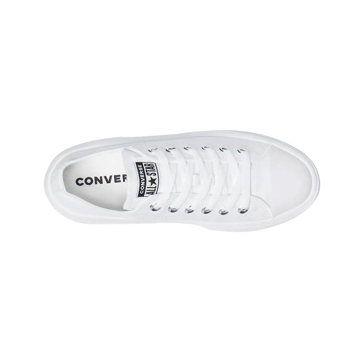 Zapatillas Mujer Chuck Taylor All Star Move Converse Blancas-4