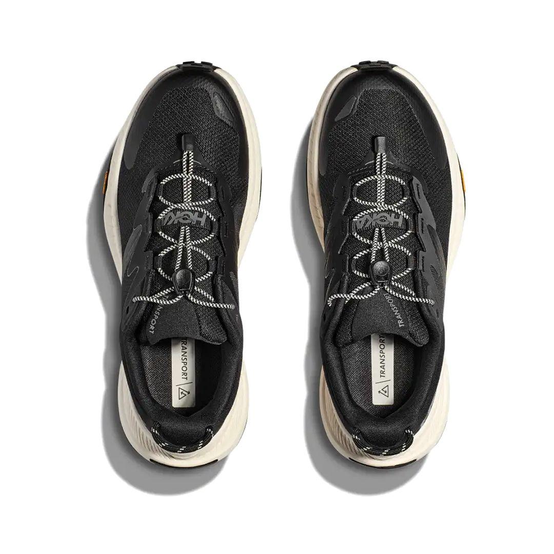 Zapatillas Hoka Transport Mujer Black/Alabaster-1