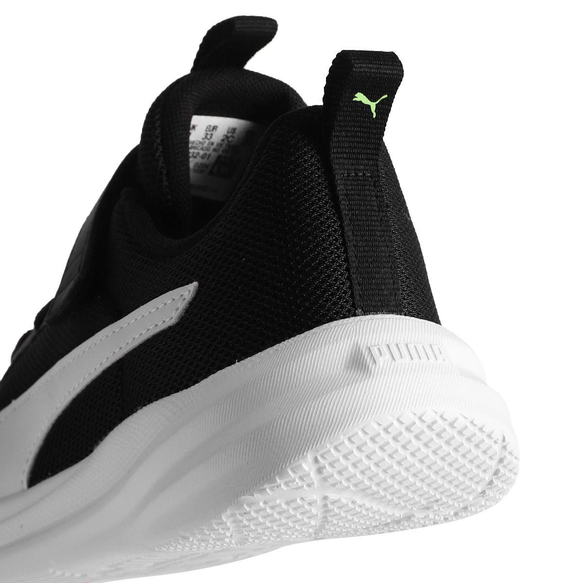 Zapatilla Puma Rickie Runner Niño Blancas/Negras-5