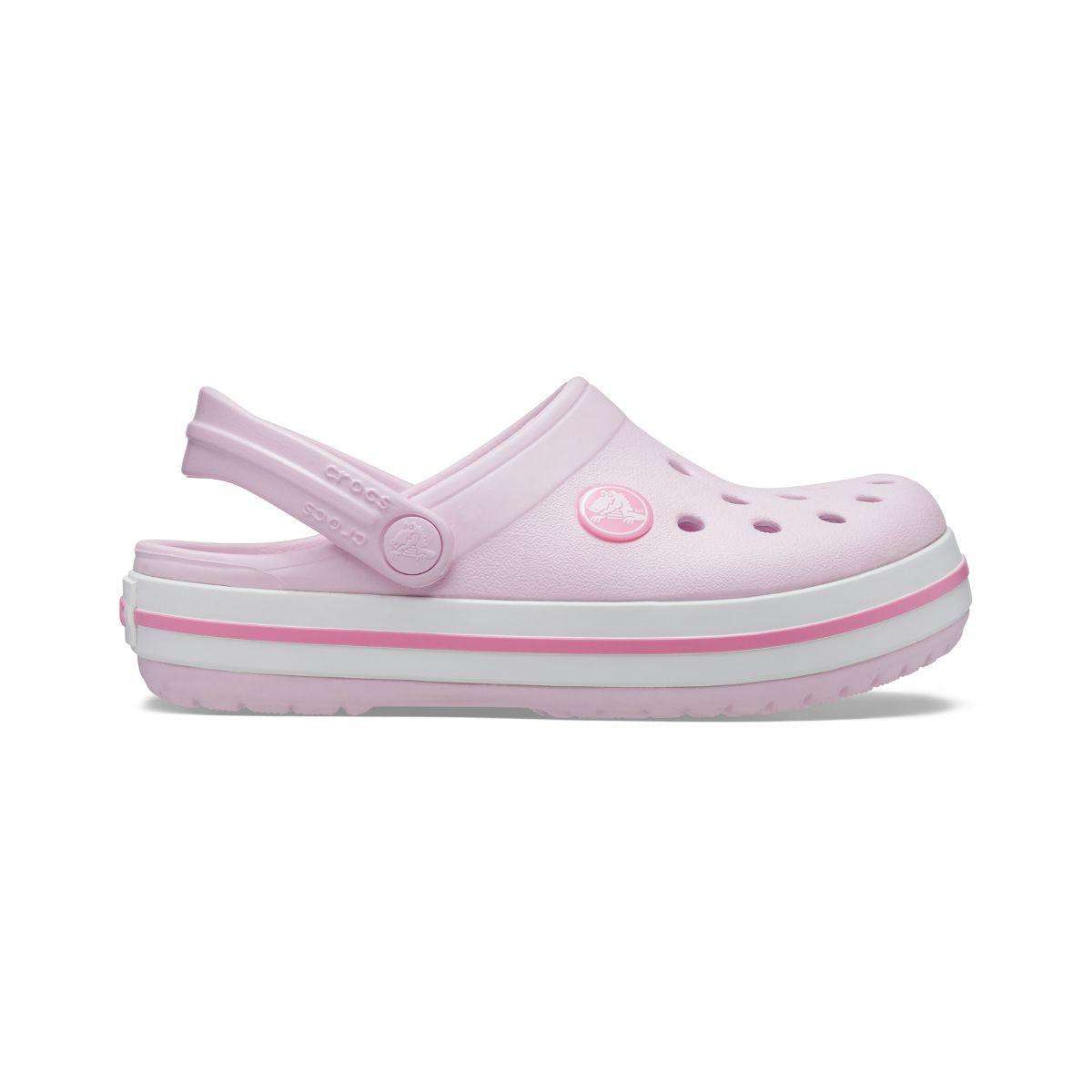Zueco Crocs Crocband Niña Pink-1