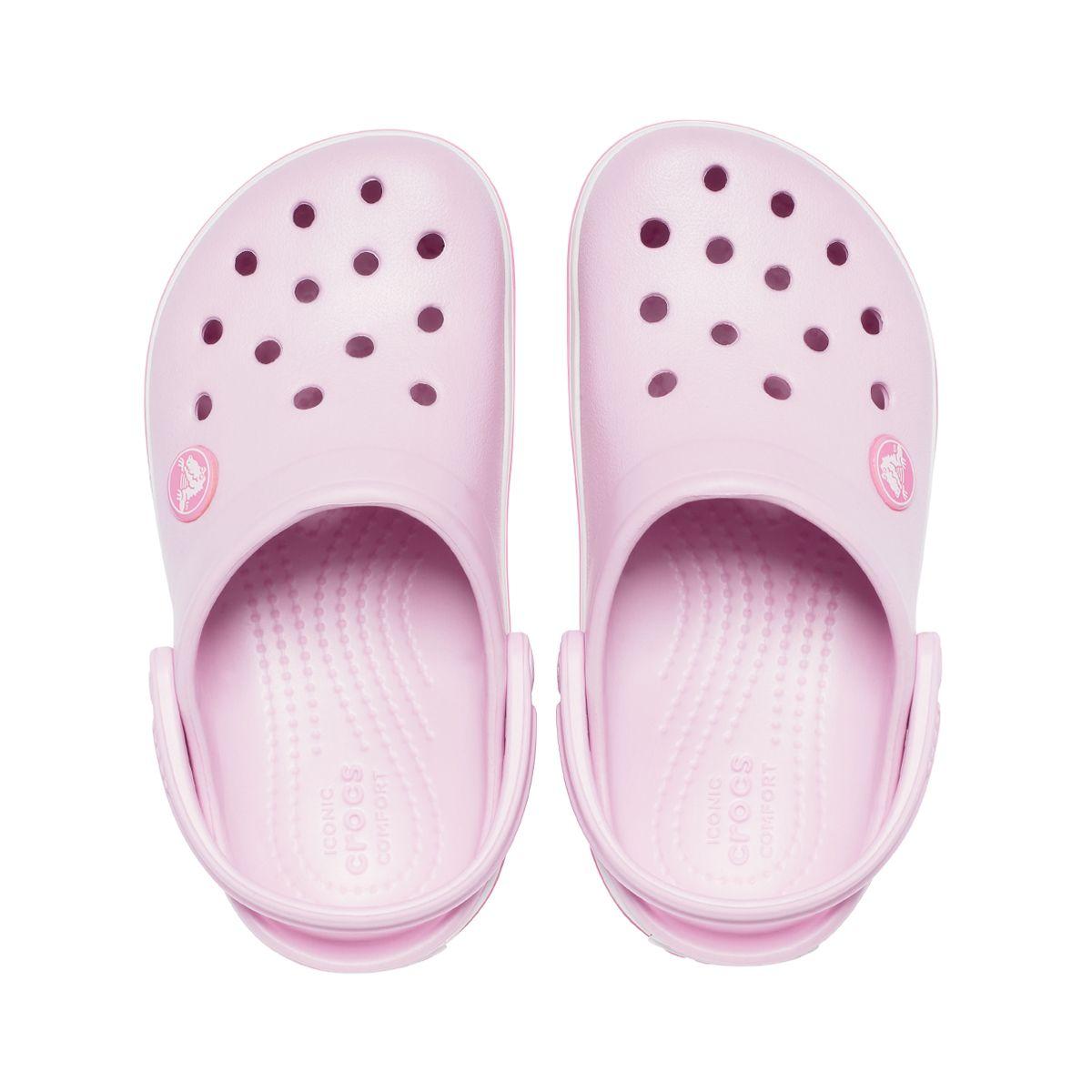 Zueco Crocs Crocband Niña Pink-5