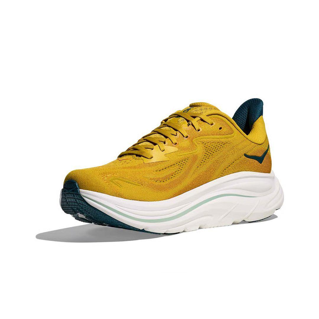 Zapatillas Hoka Clifton 10 Hombre Yellow Gold / Tidal Wave-2