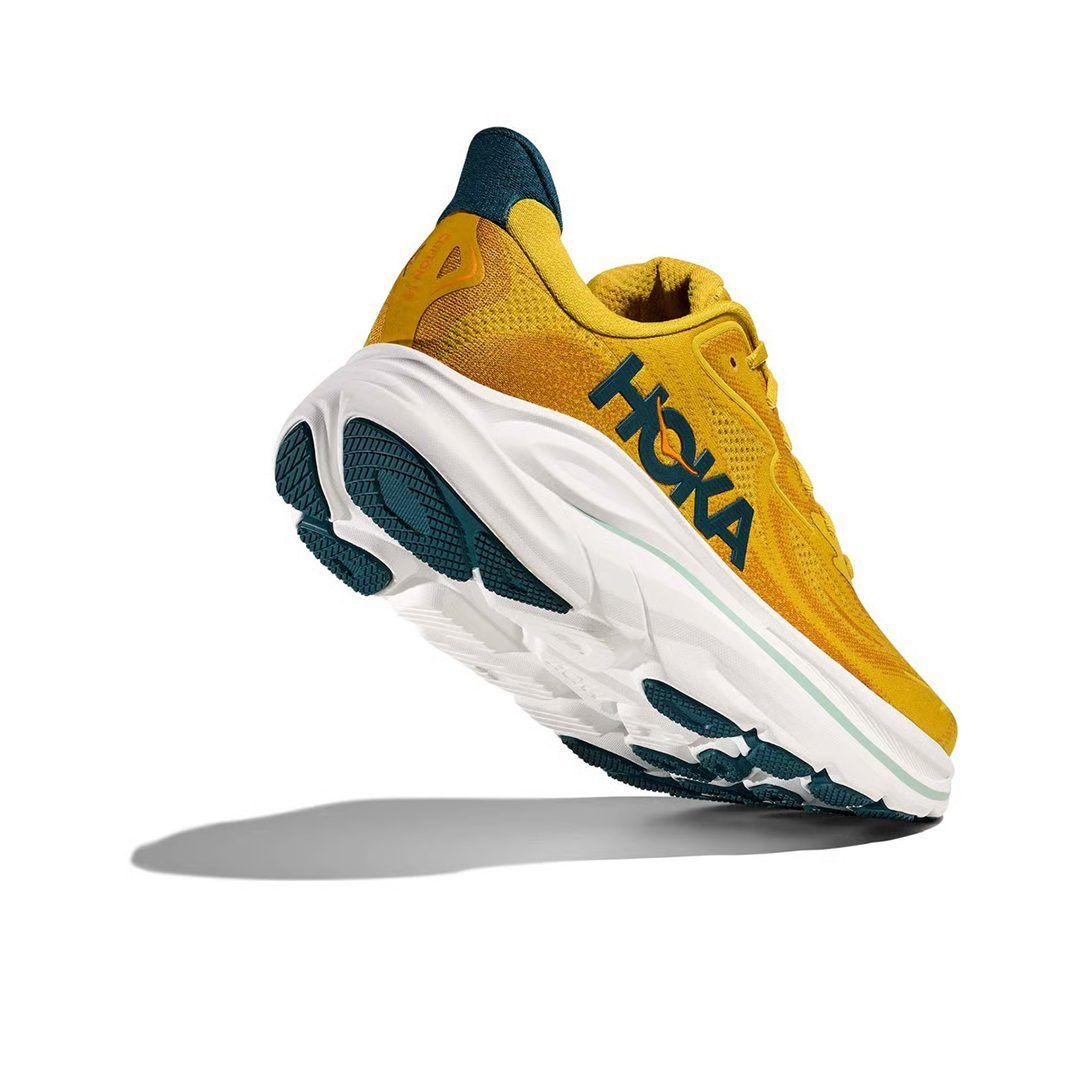 Zapatillas Hoka Clifton 10 Hombre Yellow Gold / Tidal Wave-3