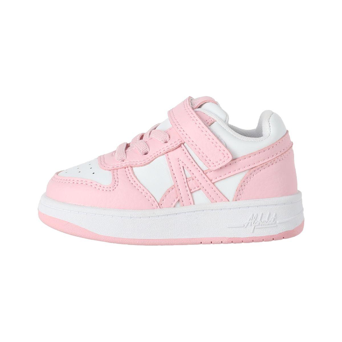 Zapatillas Baby Wattles Alphabet Rosadas/Blancas-1