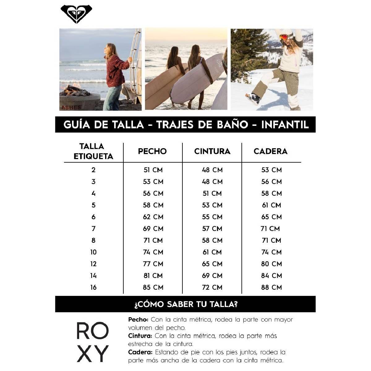 Traje de Baño Roxy Malibu Story (7-16 años) Niña Multicolor-2