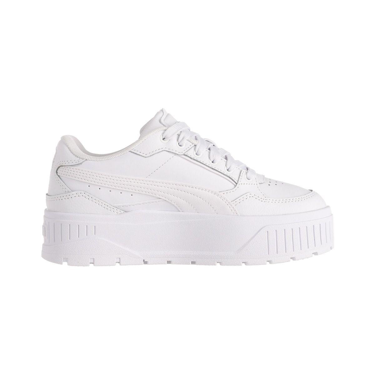 Zapatillas Urbanas Puma Karmen II Idol Mujer Blancas-1