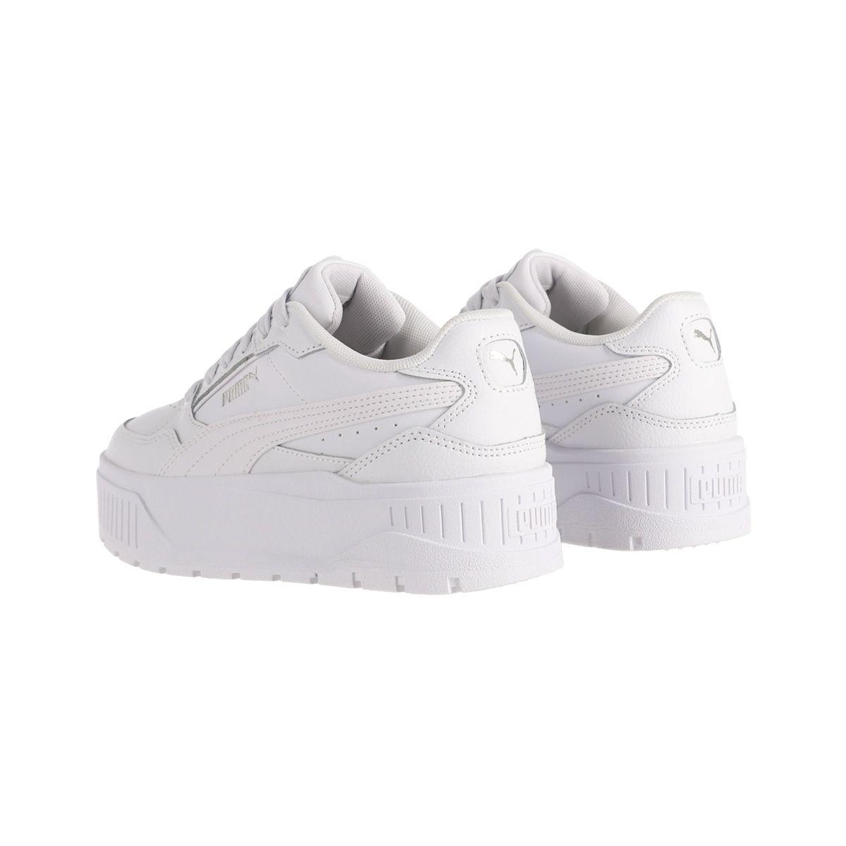Zapatillas Urbanas Puma Karmen II Idol Mujer Blancas-3