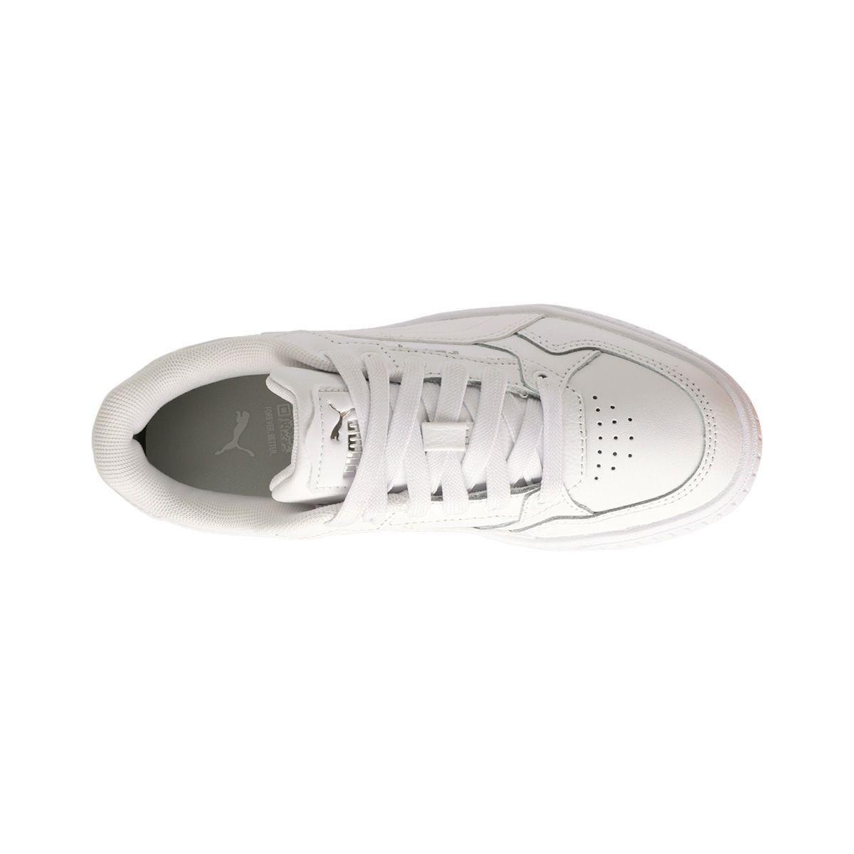 Zapatillas Urbanas Puma Karmen II Idol Mujer Blancas-4