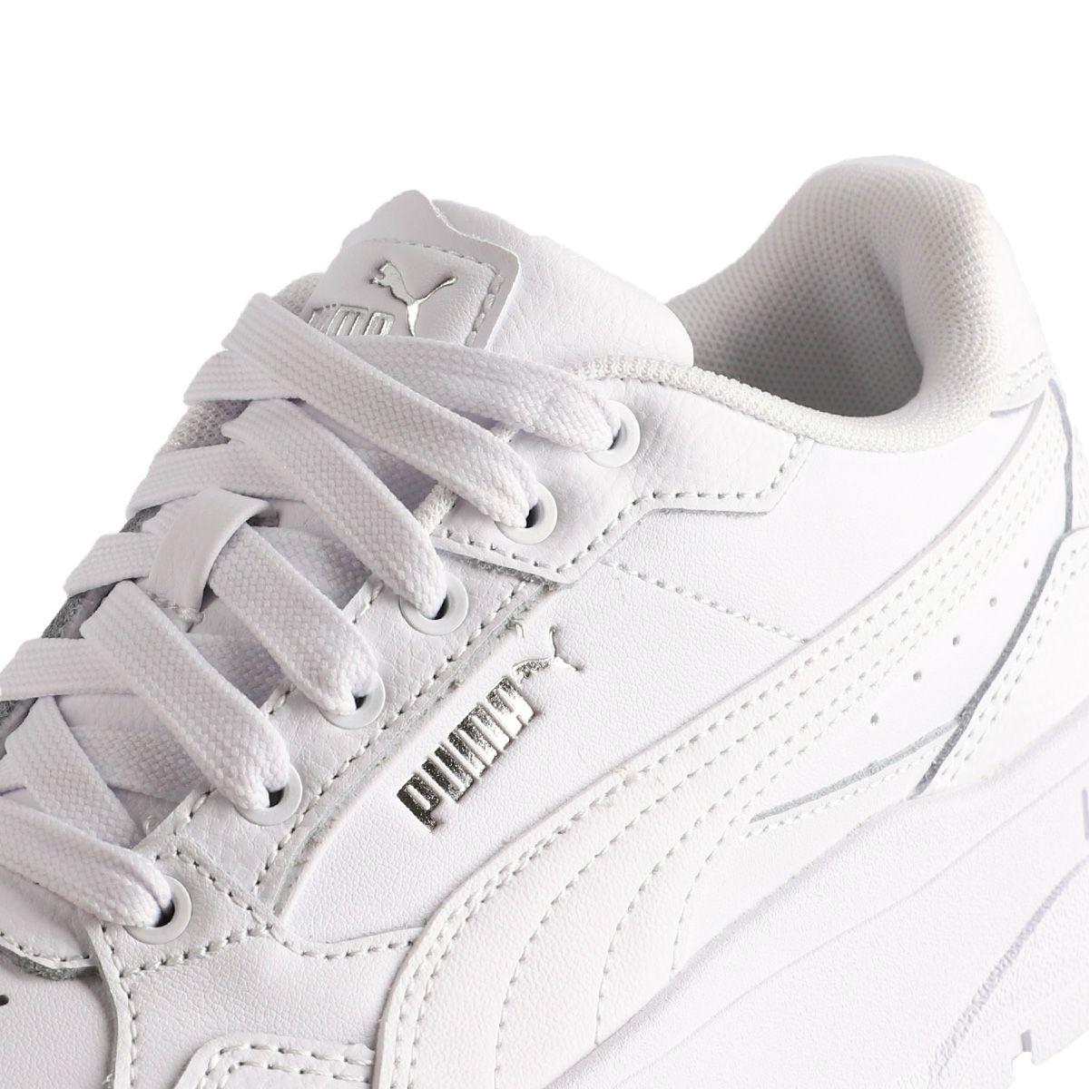Zapatillas Urbanas Puma Karmen II Idol Mujer Blancas-5