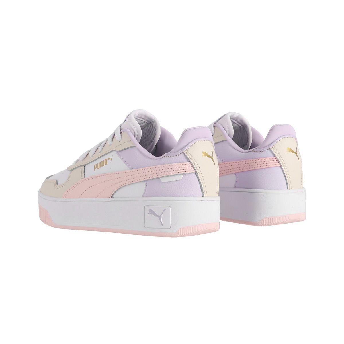 Zapatilla Puma Urbanas Carina Mujer Blancas/Rosadas-3