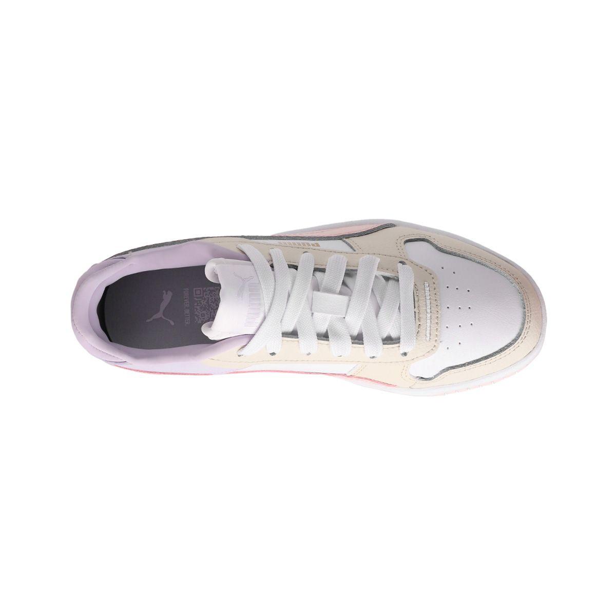 Zapatilla Puma Urbanas Carina Mujer Blancas/Rosadas-4