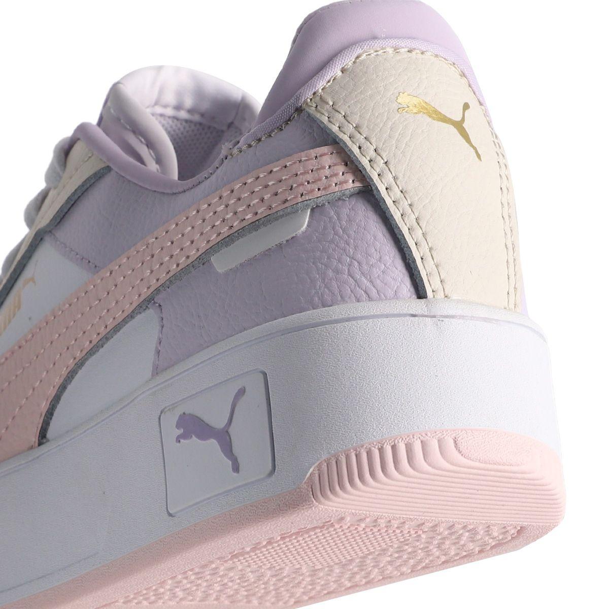 Zapatilla Puma Urbanas Carina Mujer Blancas/Rosadas-5