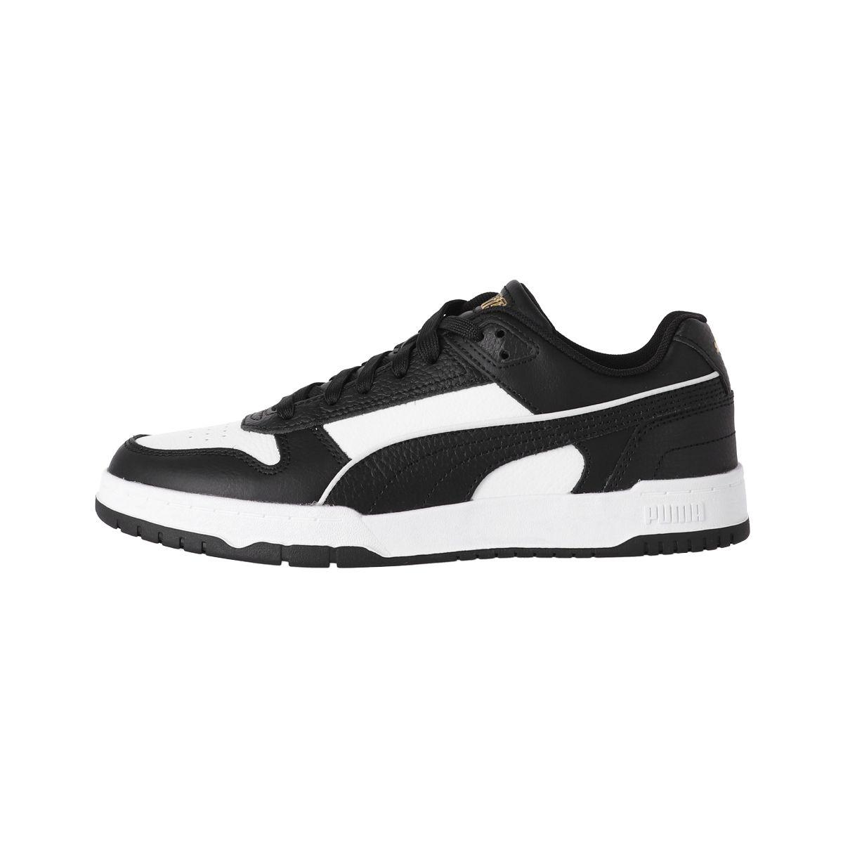 Zapatilla Puma Rebound Low Game Hombre Negras/Blancas-0
