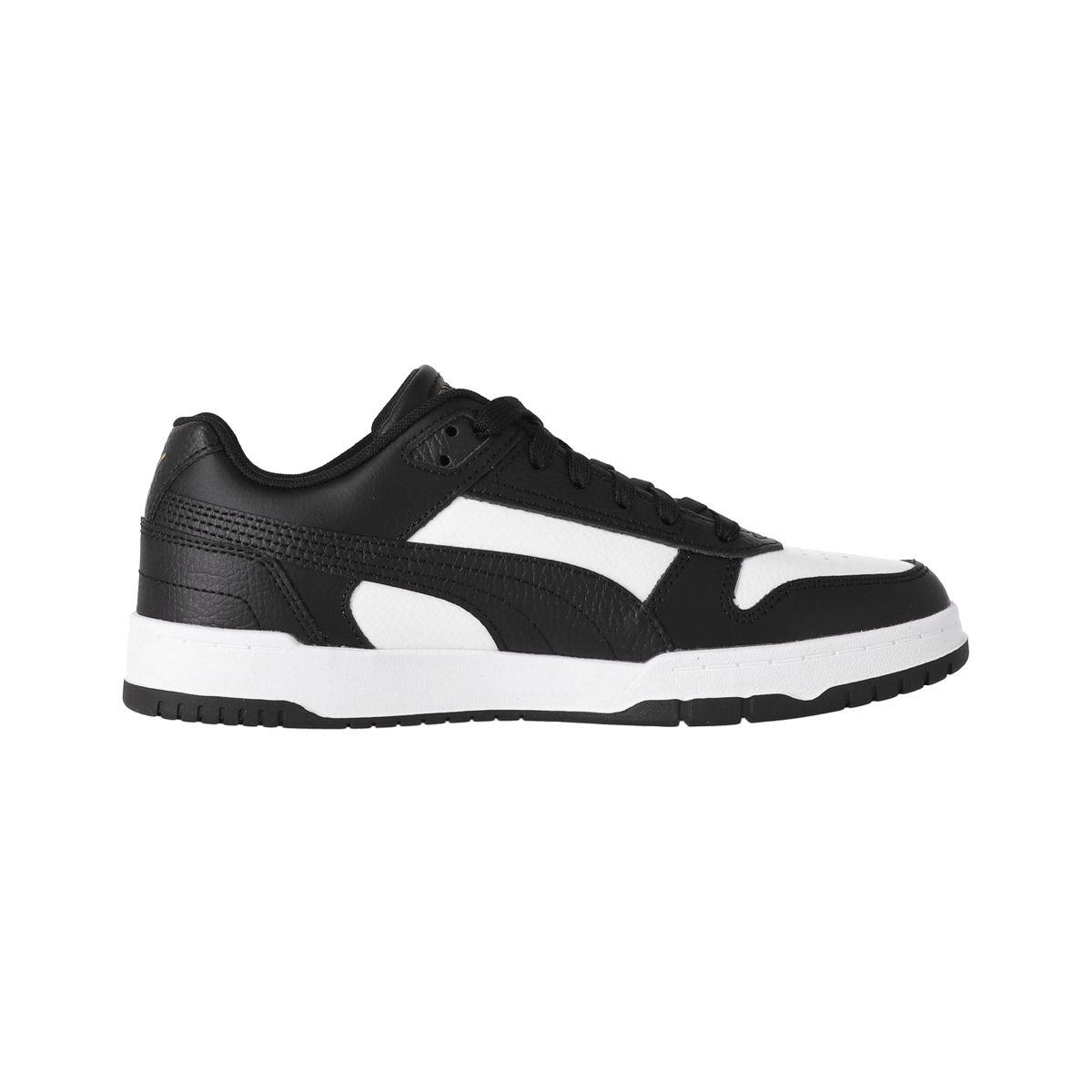Zapatilla Puma Rebound Low Game Hombre Negras/Blancas-1
