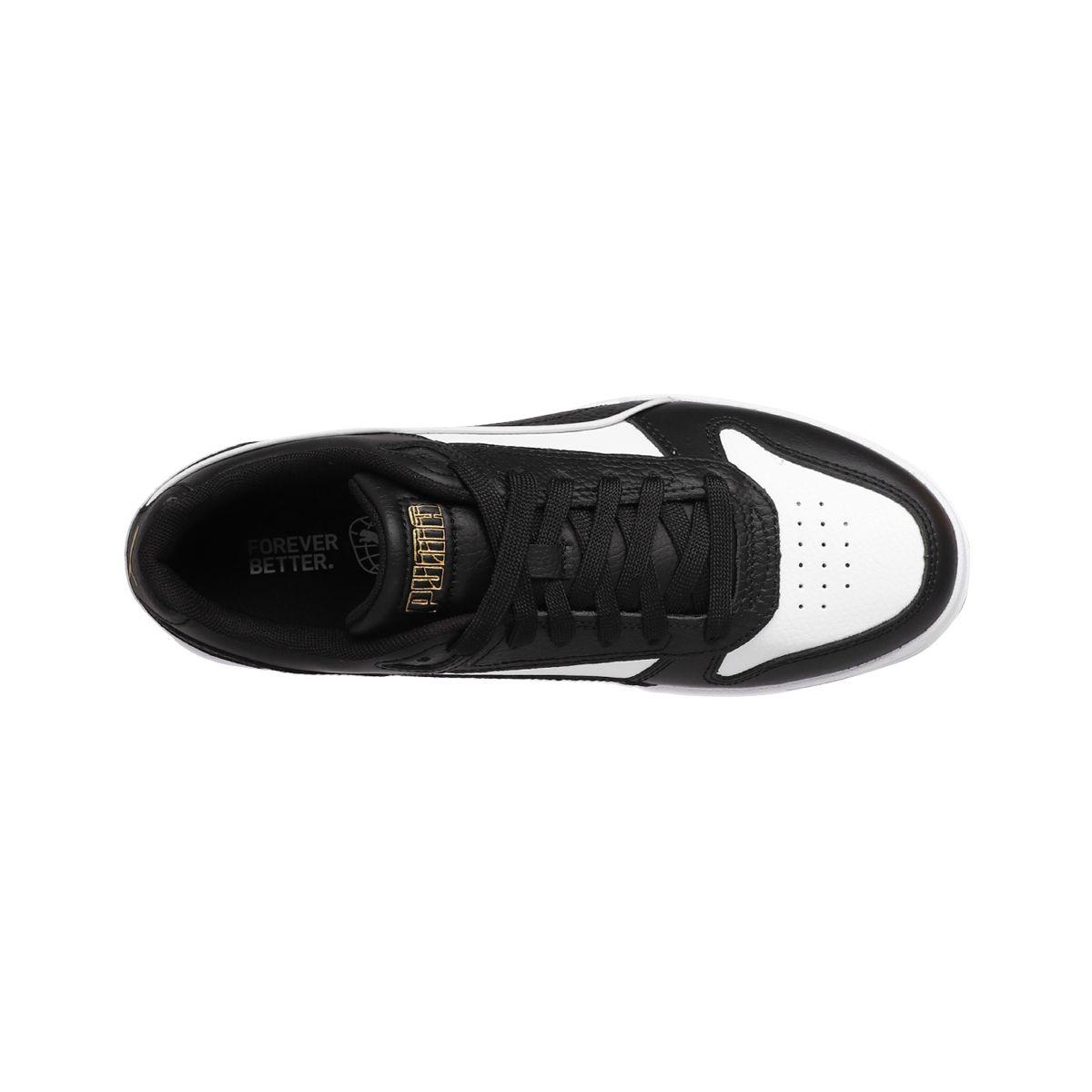 Zapatilla Puma Rebound Low Game Hombre Negras/Blancas-4
