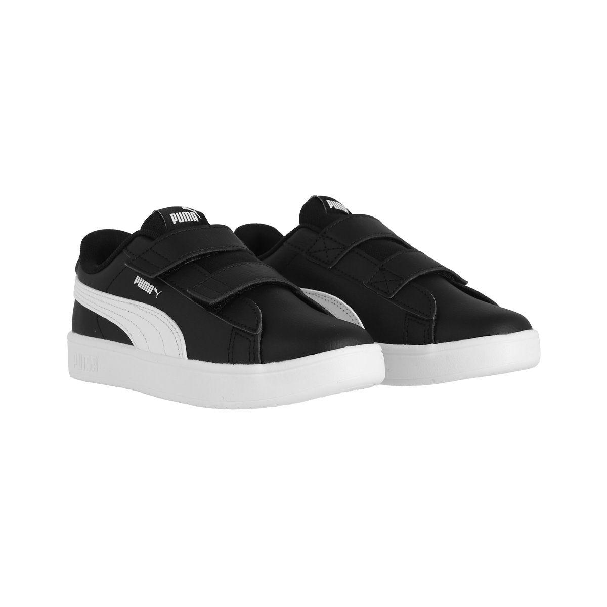 Zapatilla Puma Rickie Classic V Niño Blancas-2