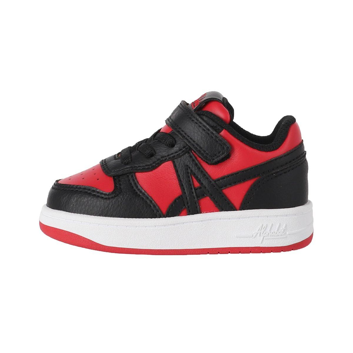 Zapatillas Baby Wattles Alphabet Rojas/Negras-1