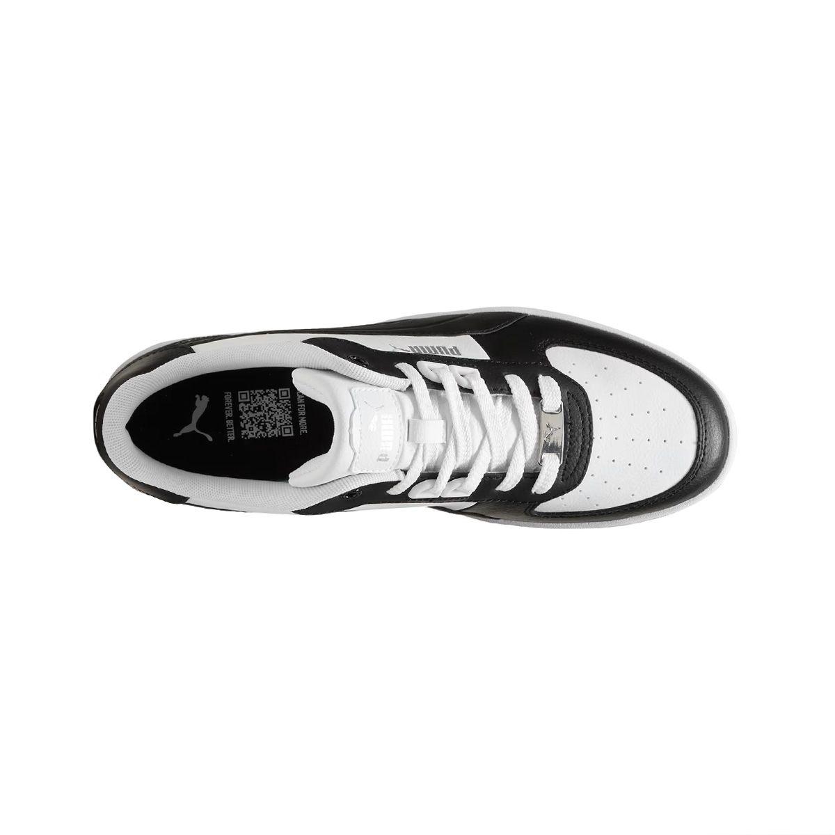 Zapatillas Urbanas Puma Caven 2.0 Lux Unisex Blancas/Negras-4