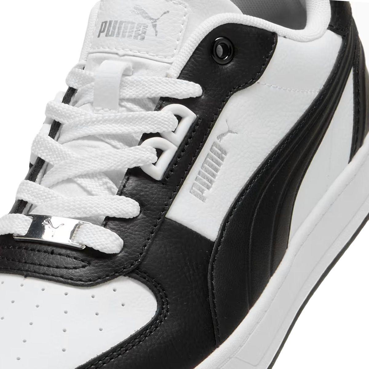 Zapatillas Urbanas Puma Caven 2.0 Lux Unisex Blancas/Negras-5