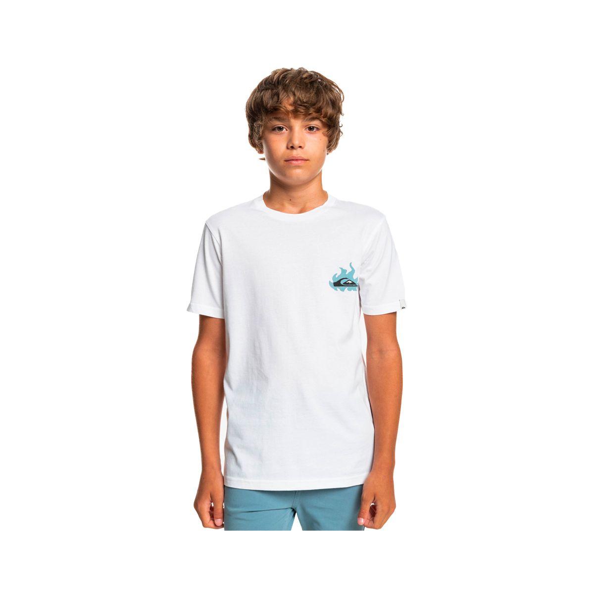 Polera Quiksilver Hells Yeah Niño White-0