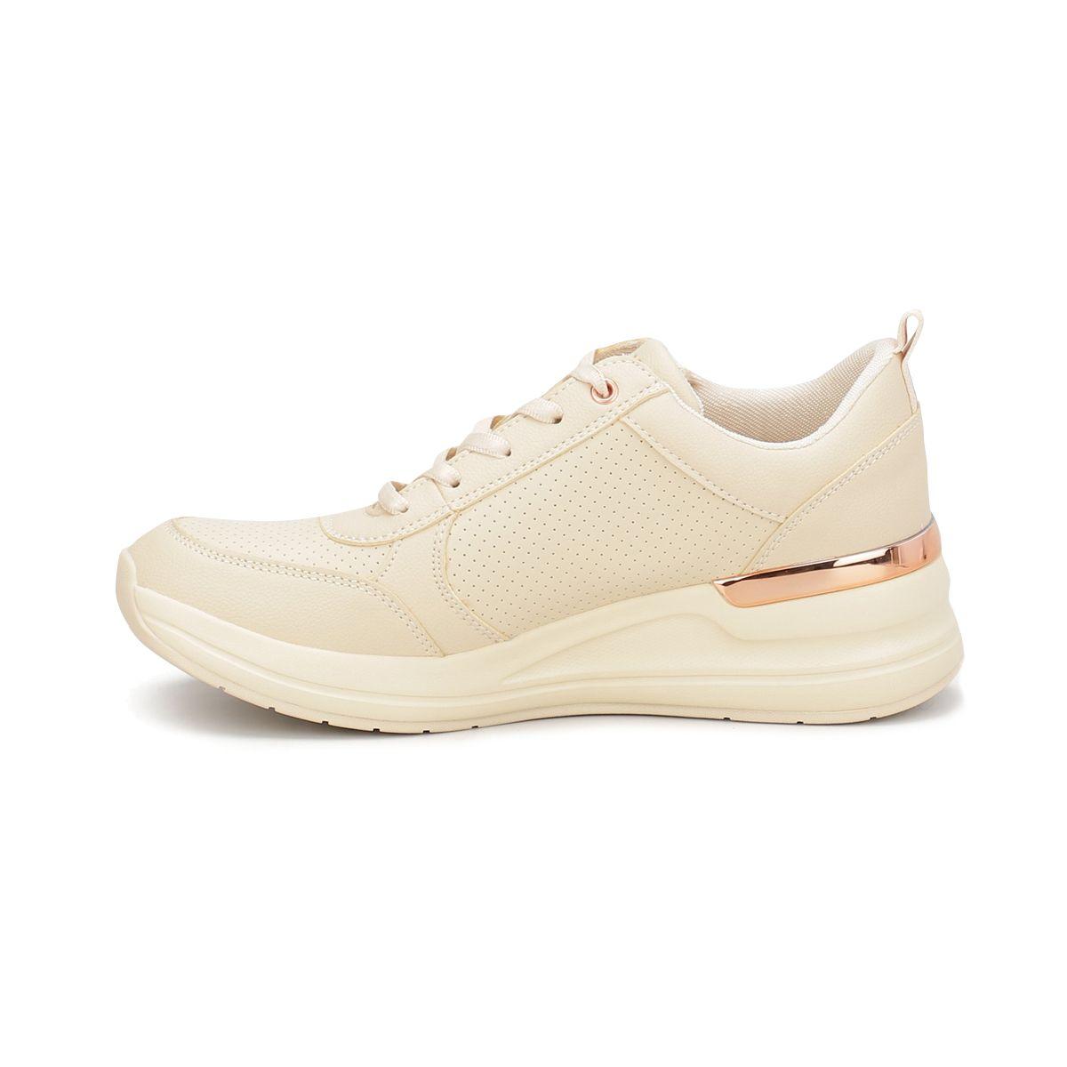 Zapatillas Mujer Billion 2 Side Door Skechers Cremas-0