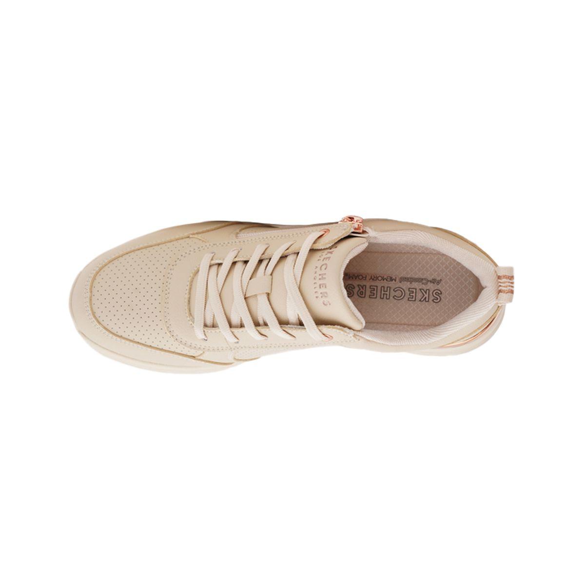 Zapatillas Mujer Billion 2 Side Door Skechers Cremas-3