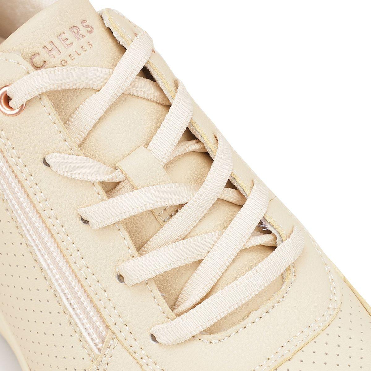 Zapatillas Mujer Billion 2 Side Door Skechers Cremas-5
