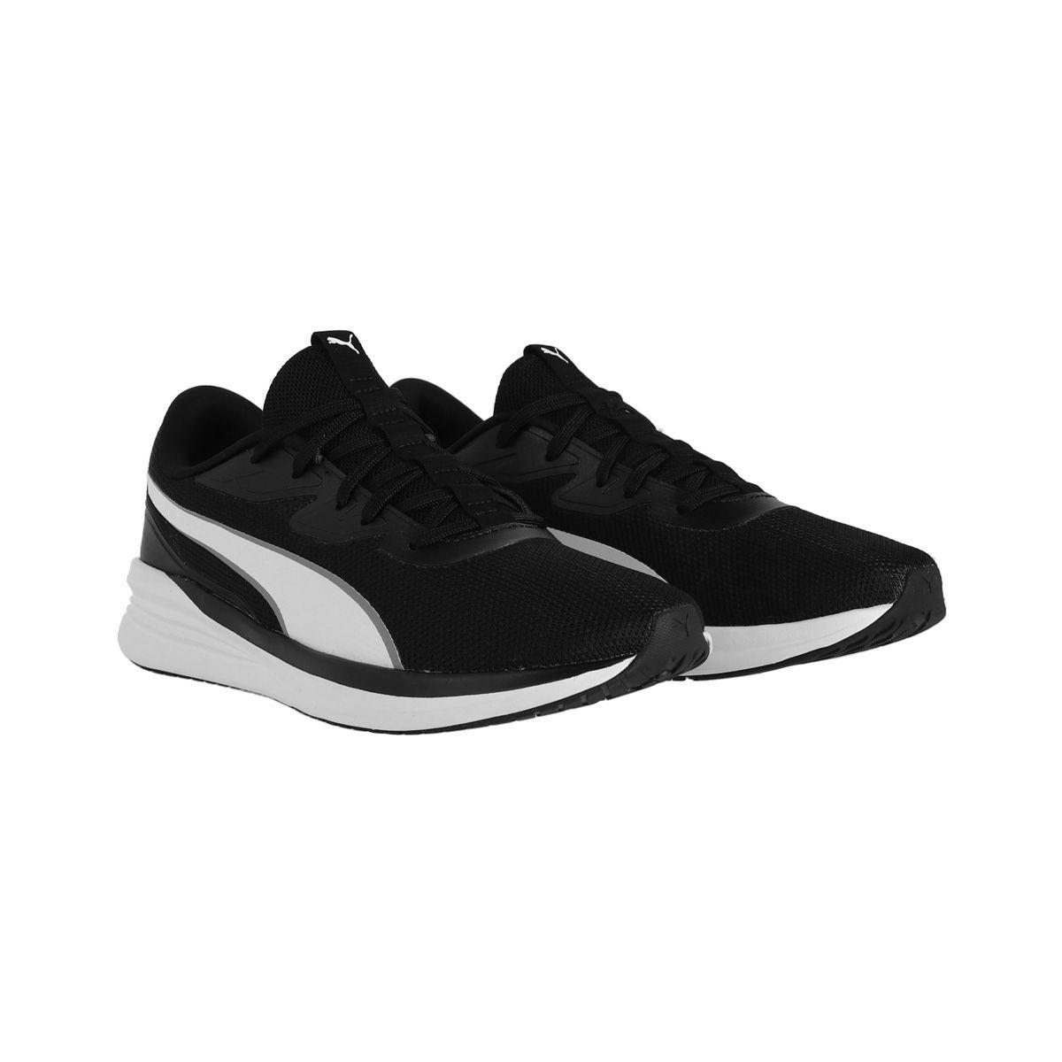 Zapatilla Puma Running Night Runner V3 Hombre Negras/Blancas-2