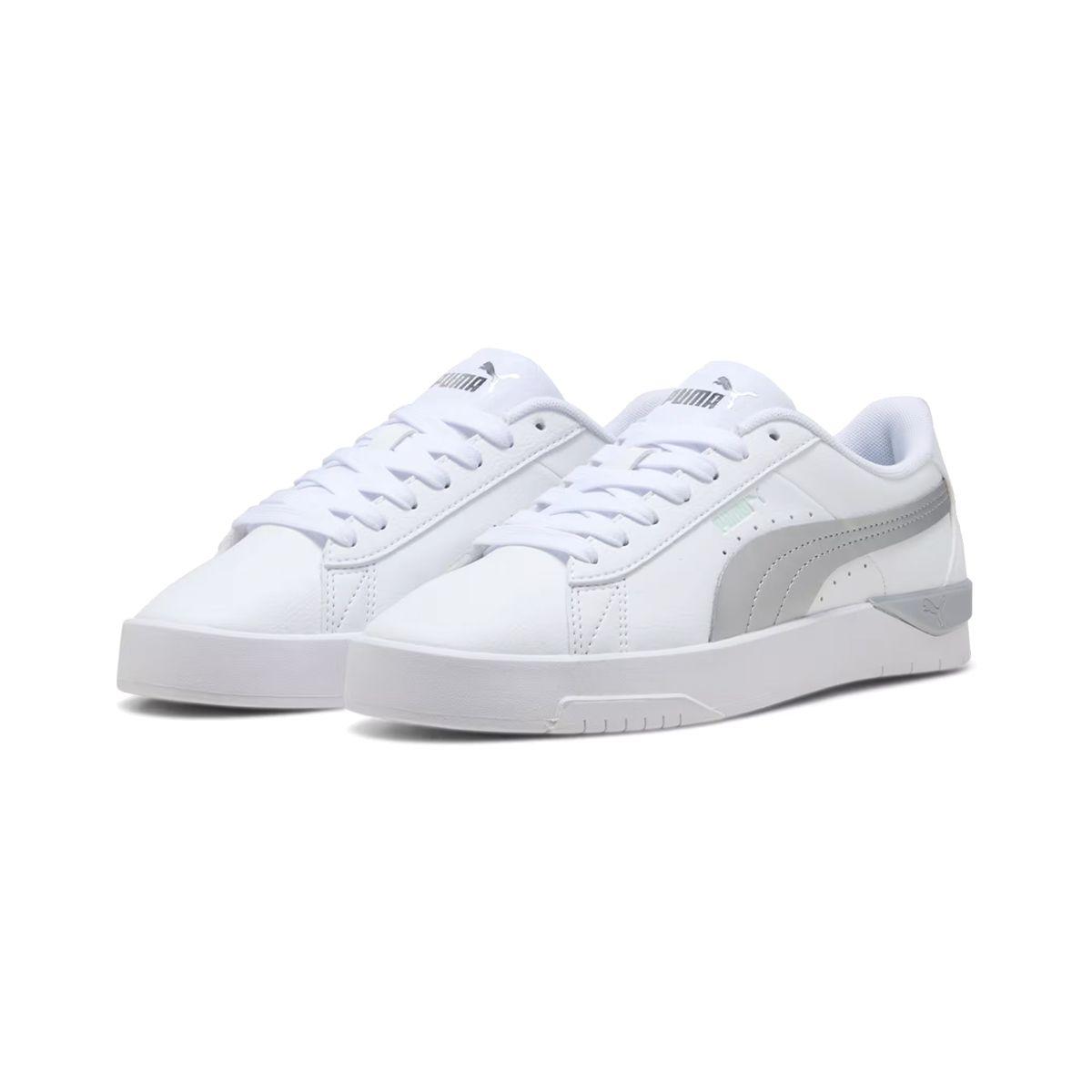 Zapatillas Mujer Jada Classic Aqua Metallics Puma Blancas-2