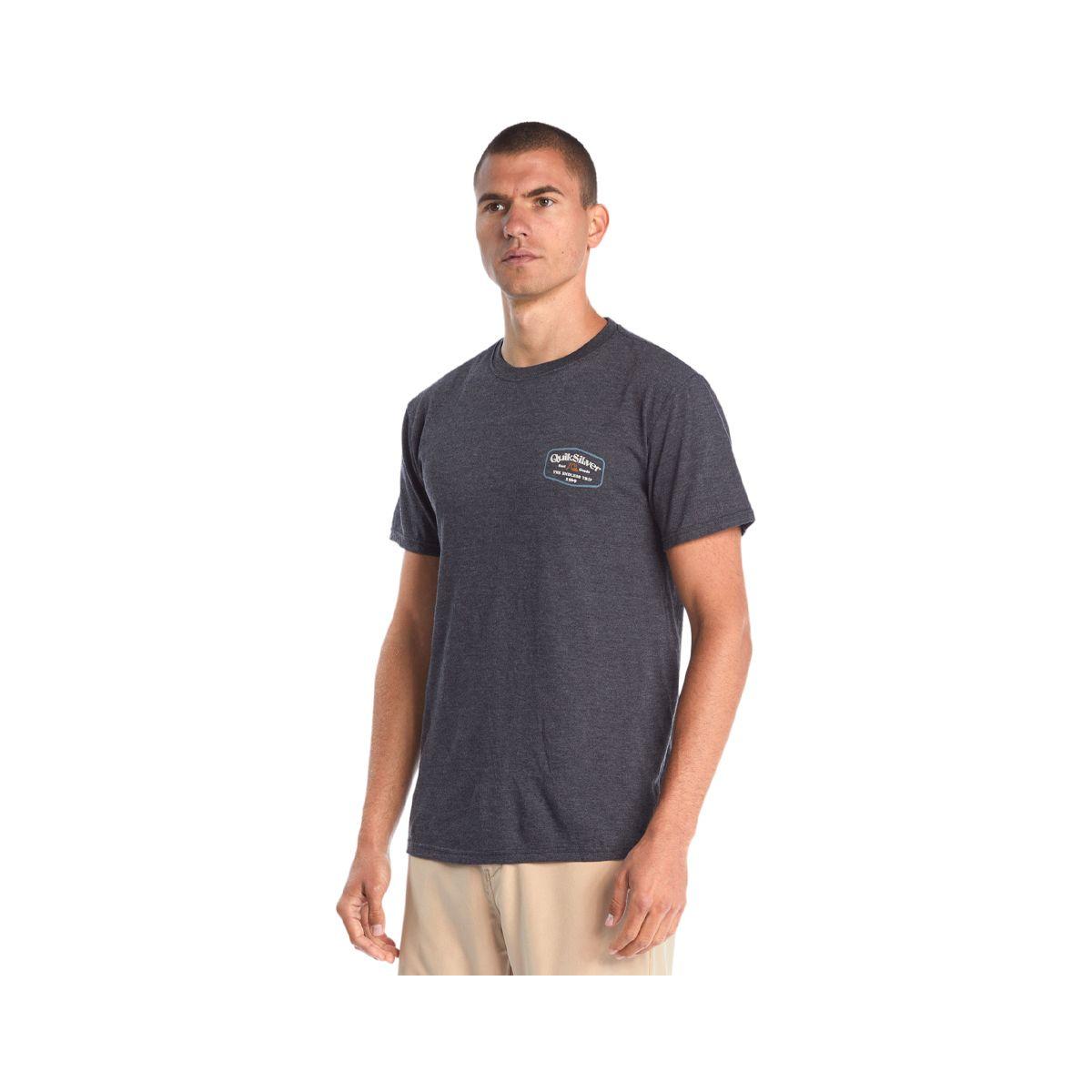 Polera Quiksilver Into Clouds Hombre Charcoal Heather-1
