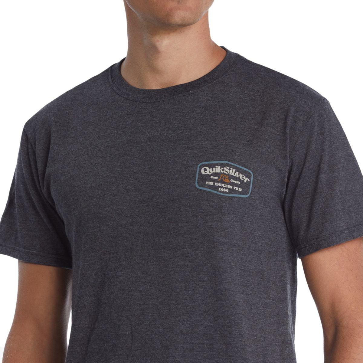 Polera Quiksilver Into Clouds Hombre Charcoal Heather-3