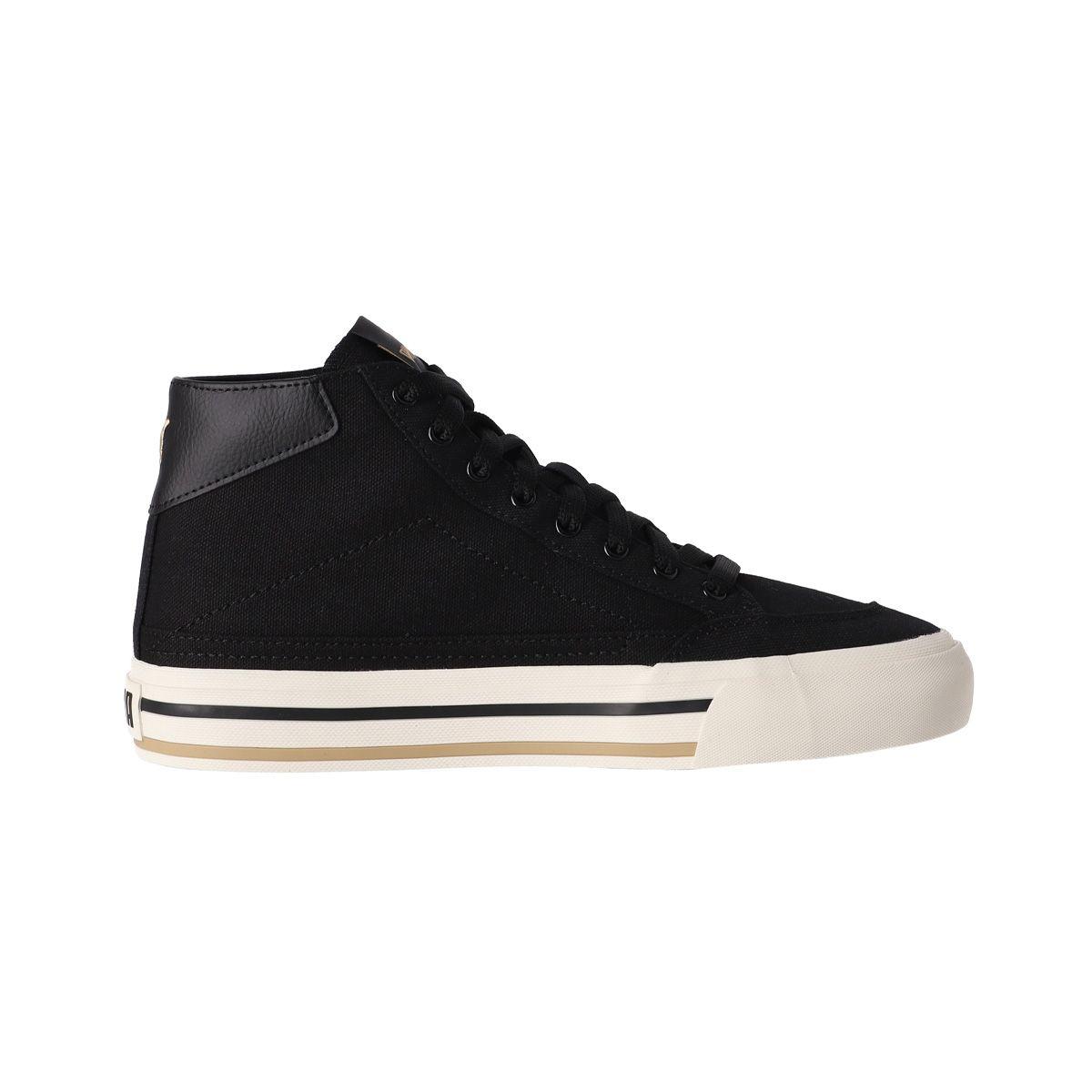 Zapatilla Puma Court Classic Vulc Mid Hombre Negras/Beige-1