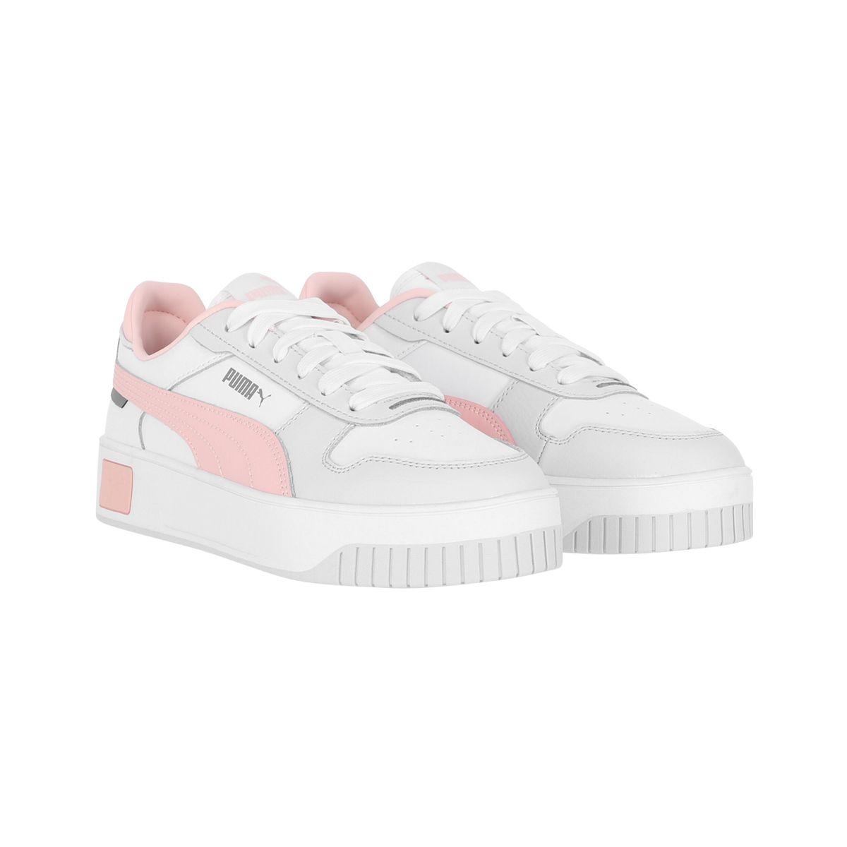 Zapatilla Puma Carina Mujer White/Pink-2