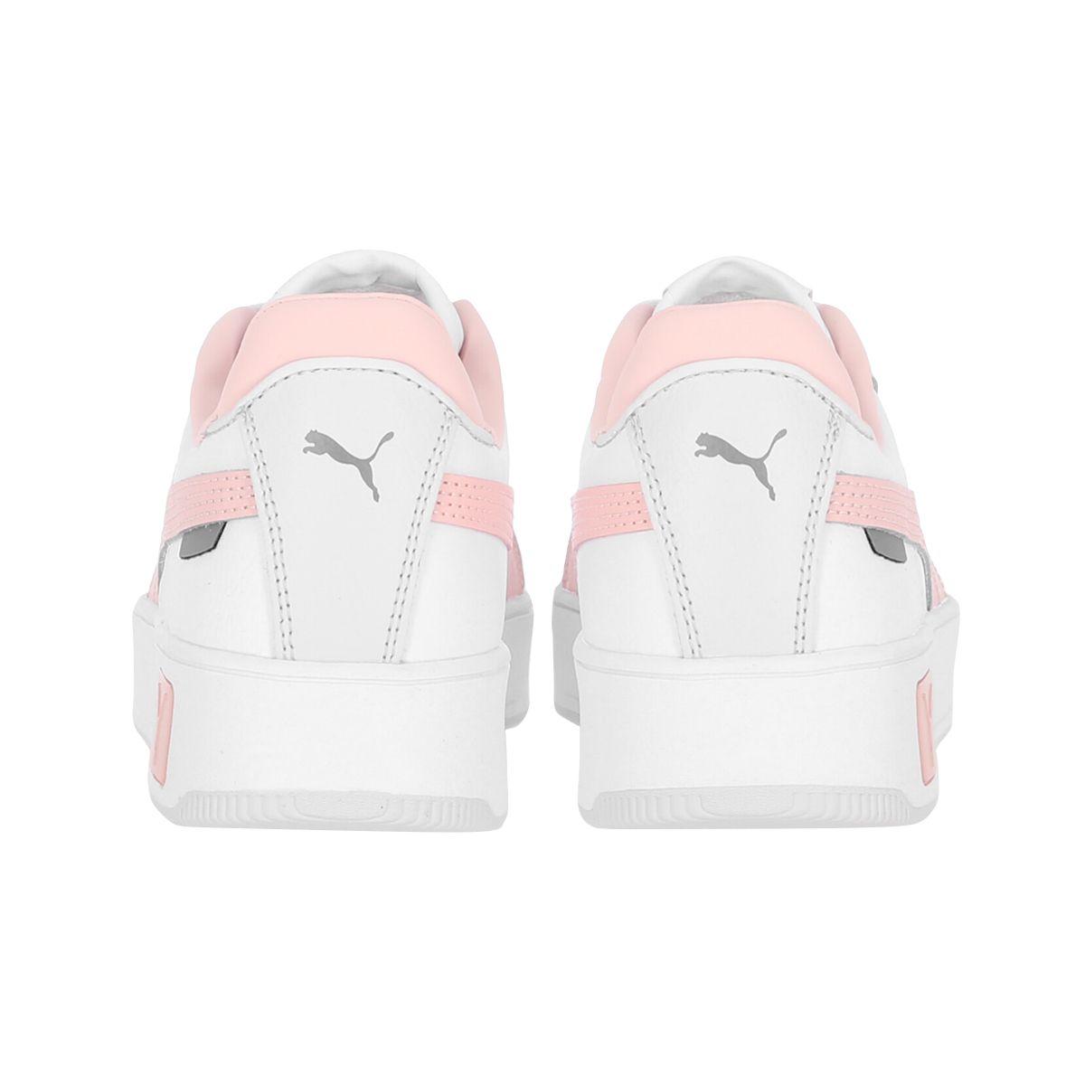 Zapatilla Puma Carina Mujer White/Pink-3