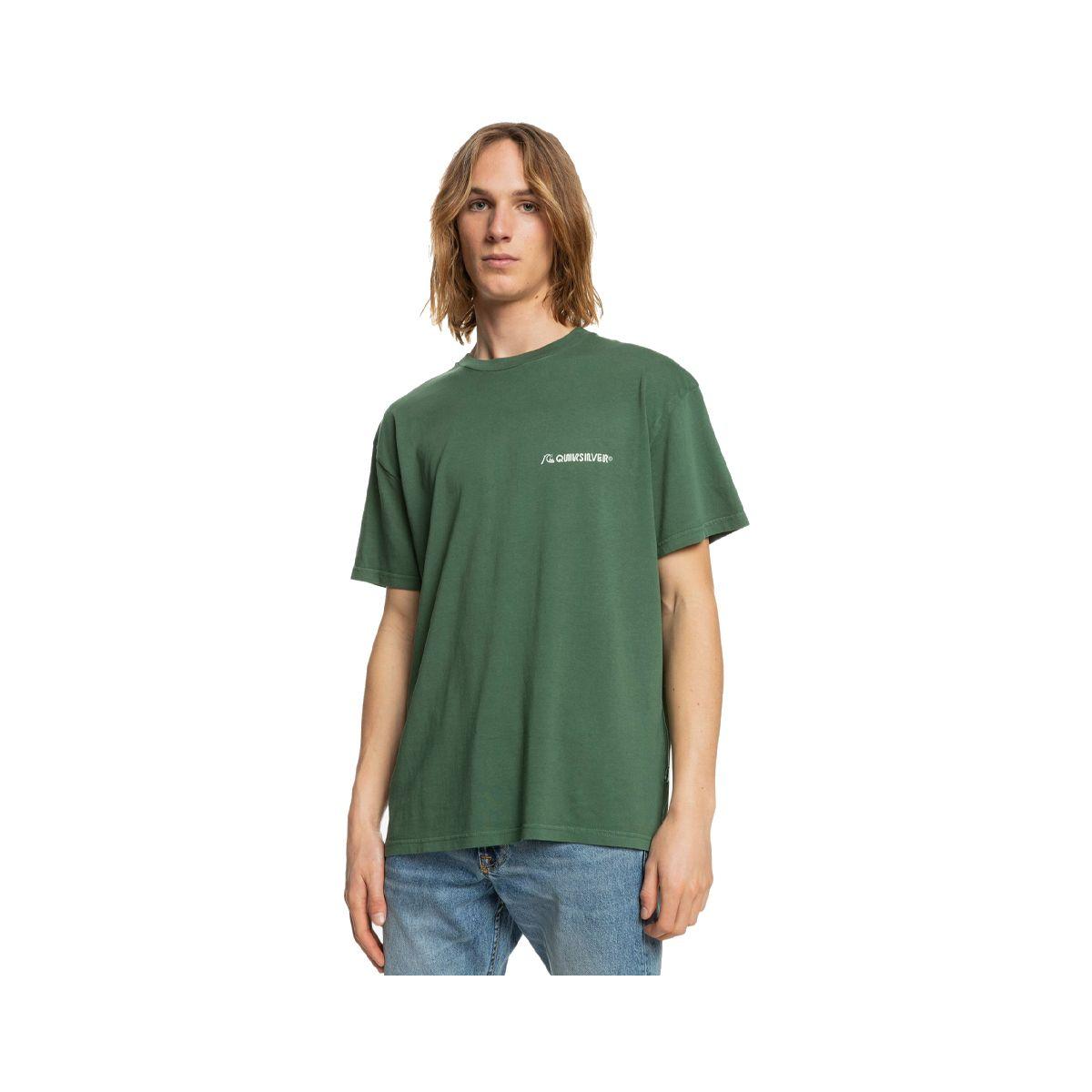 Polera Quiksilver Platinum  Hombre Green-0