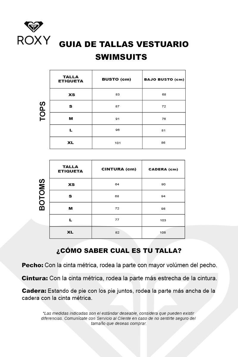 Traje de baño Roxy Beach Classics Mujer Anthracite-4
