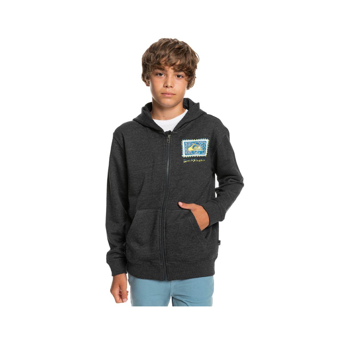 Polerón Quiksilver Radicalroots Niño Dark Grey Heather-0