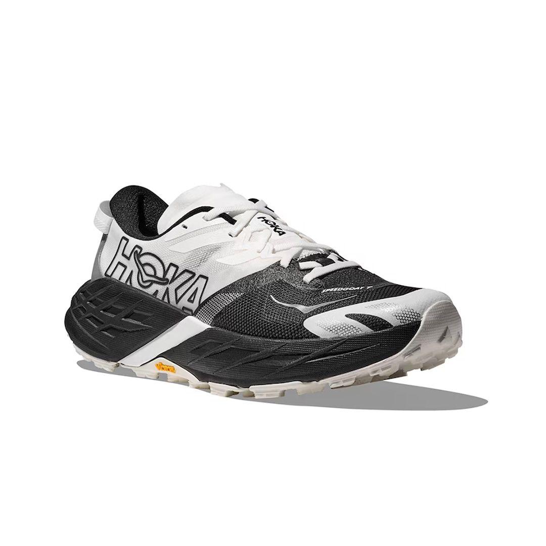 Hoka Speedgoat 7 Hombre Black/White-5