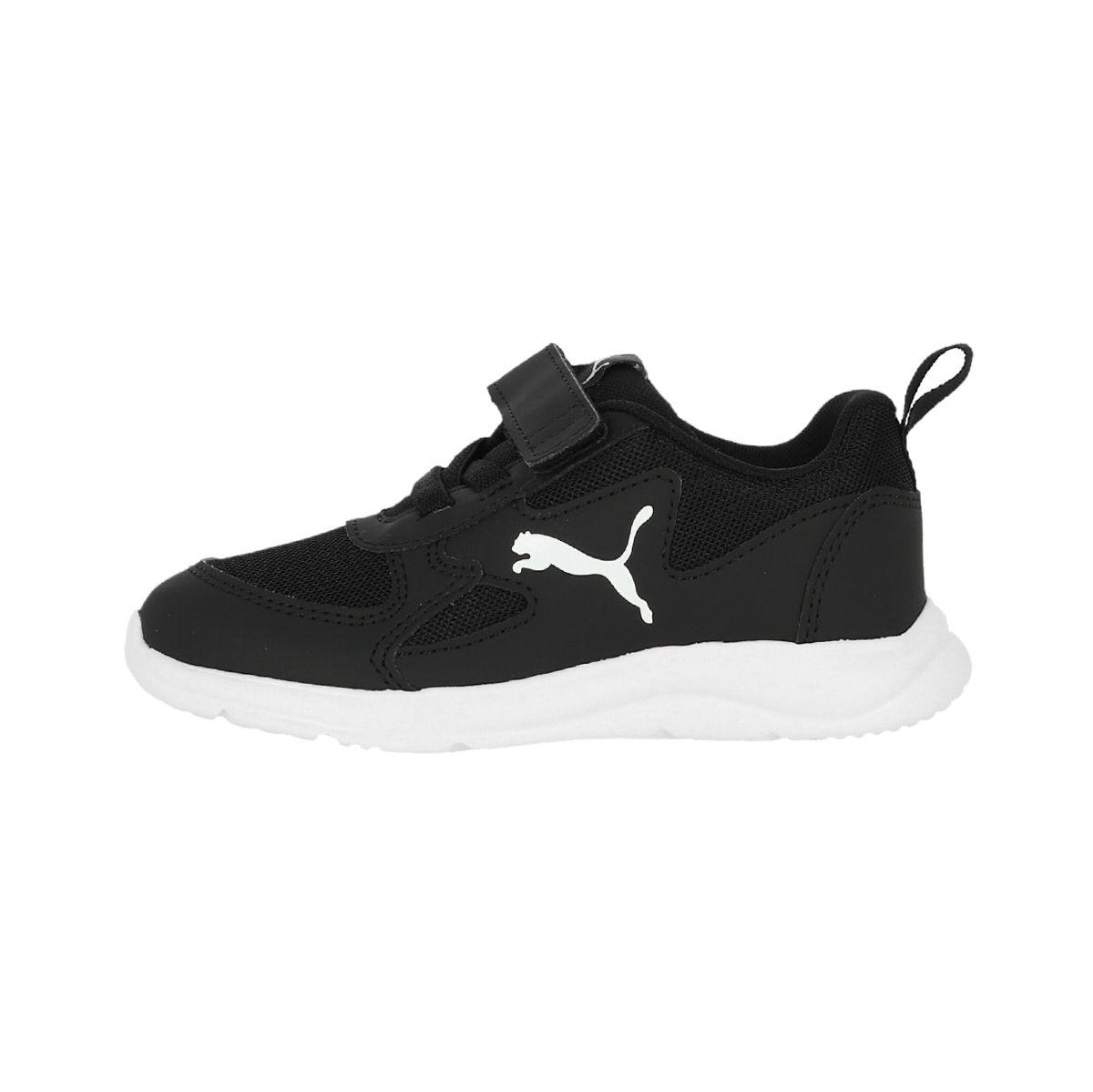 Zapatilla Puma Fun Racer AC Niño Black/White-0
