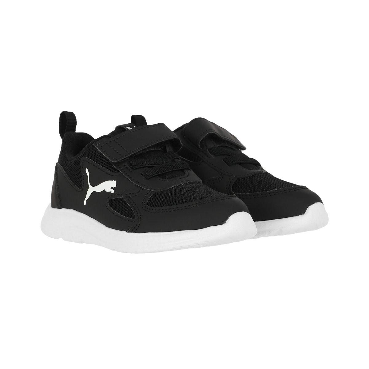 Zapatilla Puma Fun Racer AC Niño Black/White-2