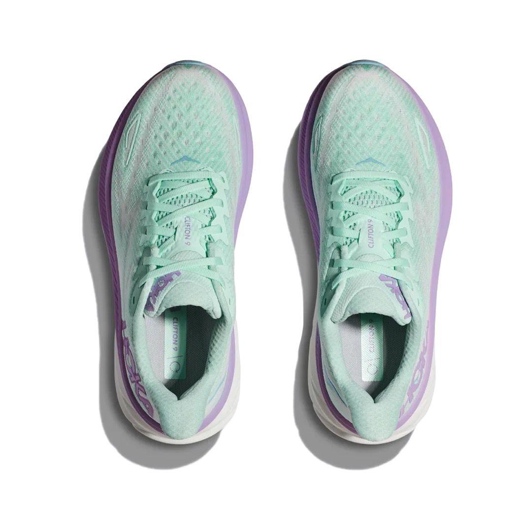 Zapatillas Mujer Running Hoka Clifton 9 Sunlit Ocean Lilac Mist-1