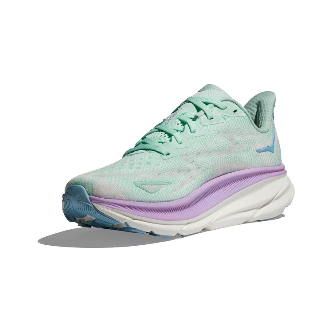 Zapatillas Mujer Running Hoka Clifton 9 Sunlit Ocean Lilac Mist-2