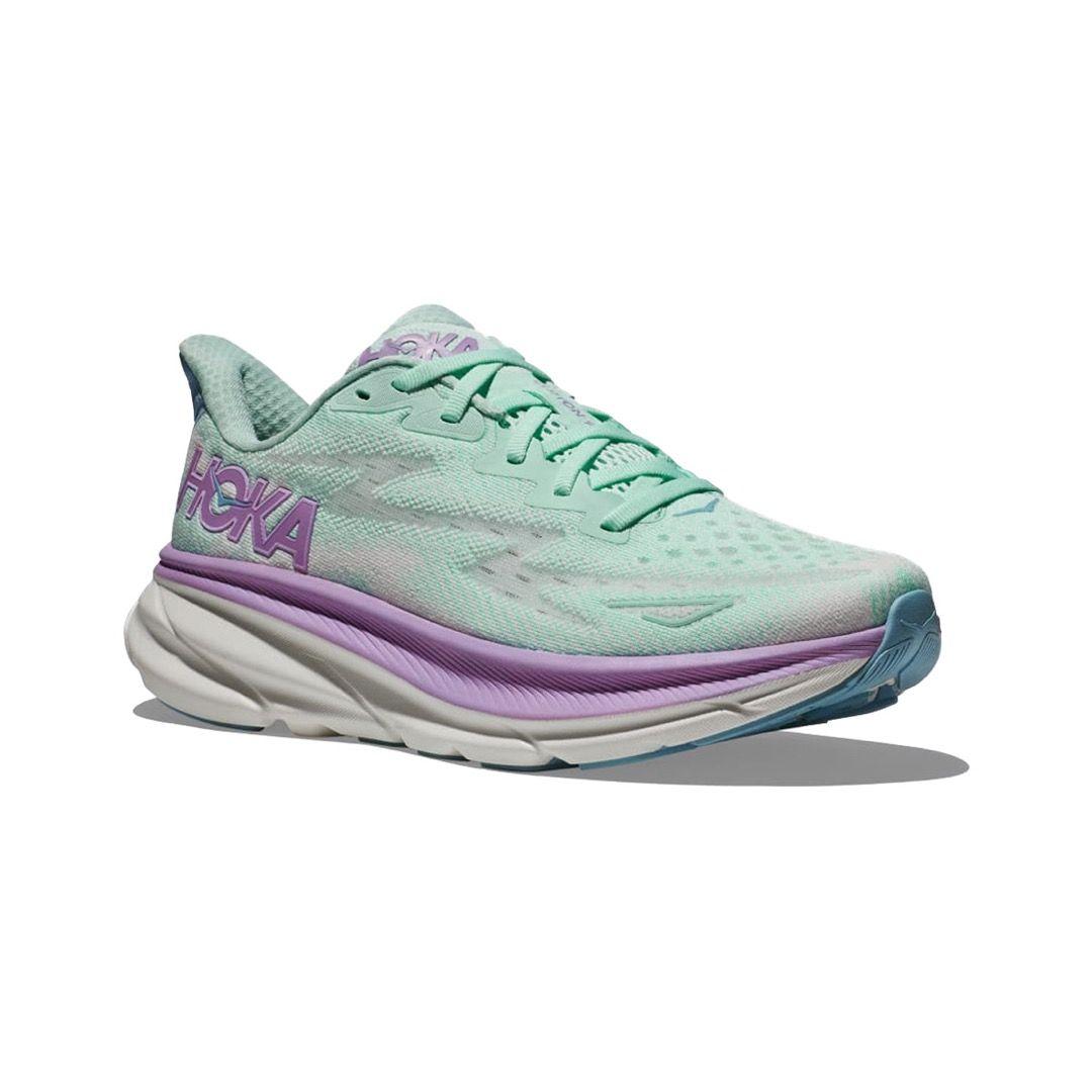 Zapatillas Mujer Running Hoka Clifton 9 Sunlit Ocean Lilac Mist-5