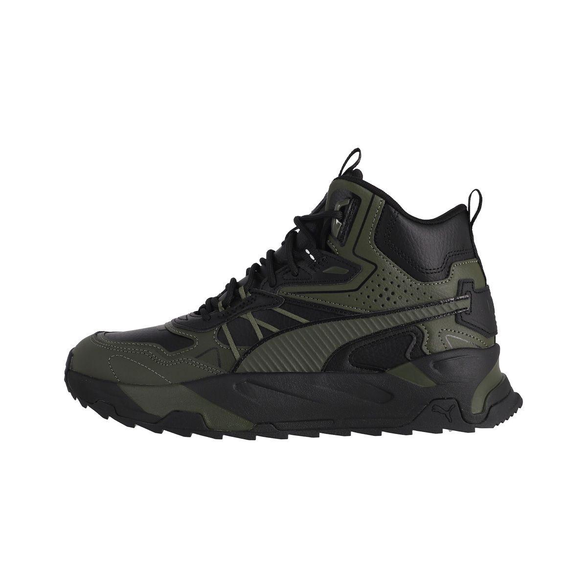 Zapatilla Puma Trinity Mid Hybrid Hombre Verdes/Negras-0