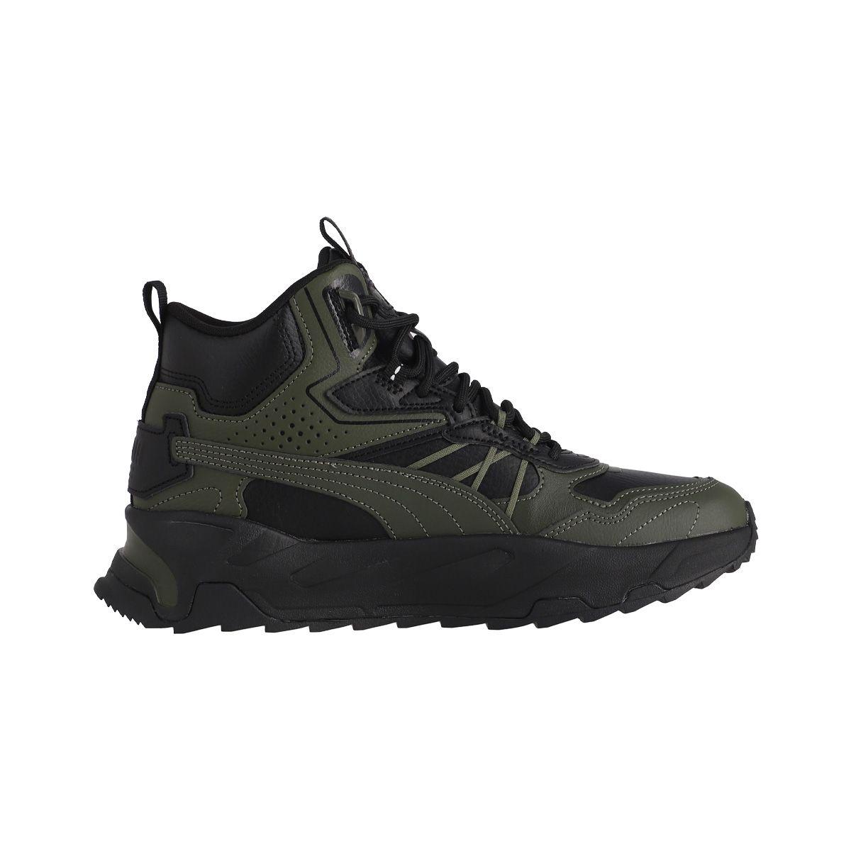 Zapatilla Puma Trinity Mid Hybrid Hombre Verdes/Negras-1