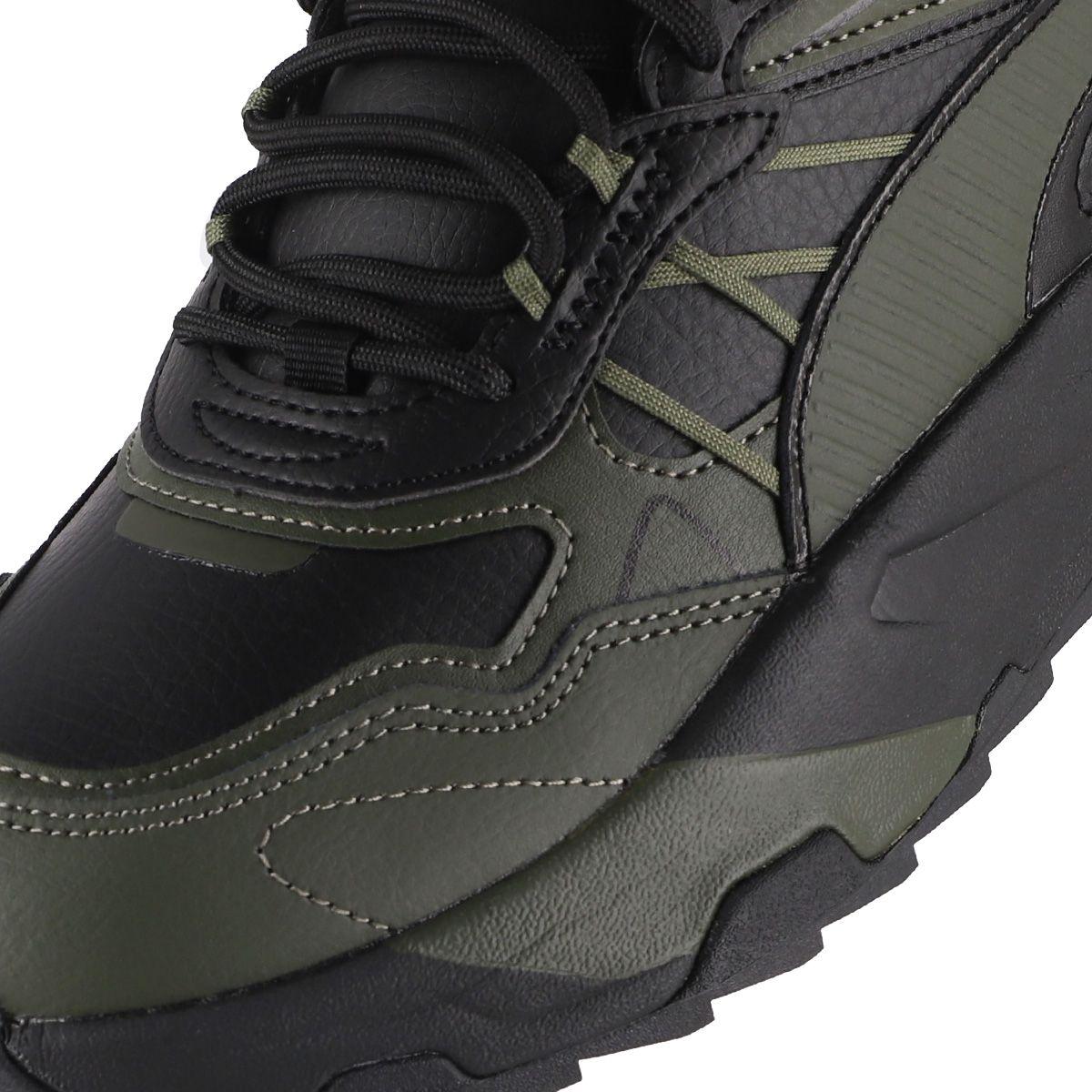 Zapatilla Puma Trinity Mid Hybrid Hombre Verdes/Negras-5