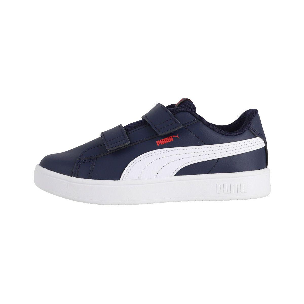 Zapatilla Puma Rickie V Niño Azules/Blancas-0