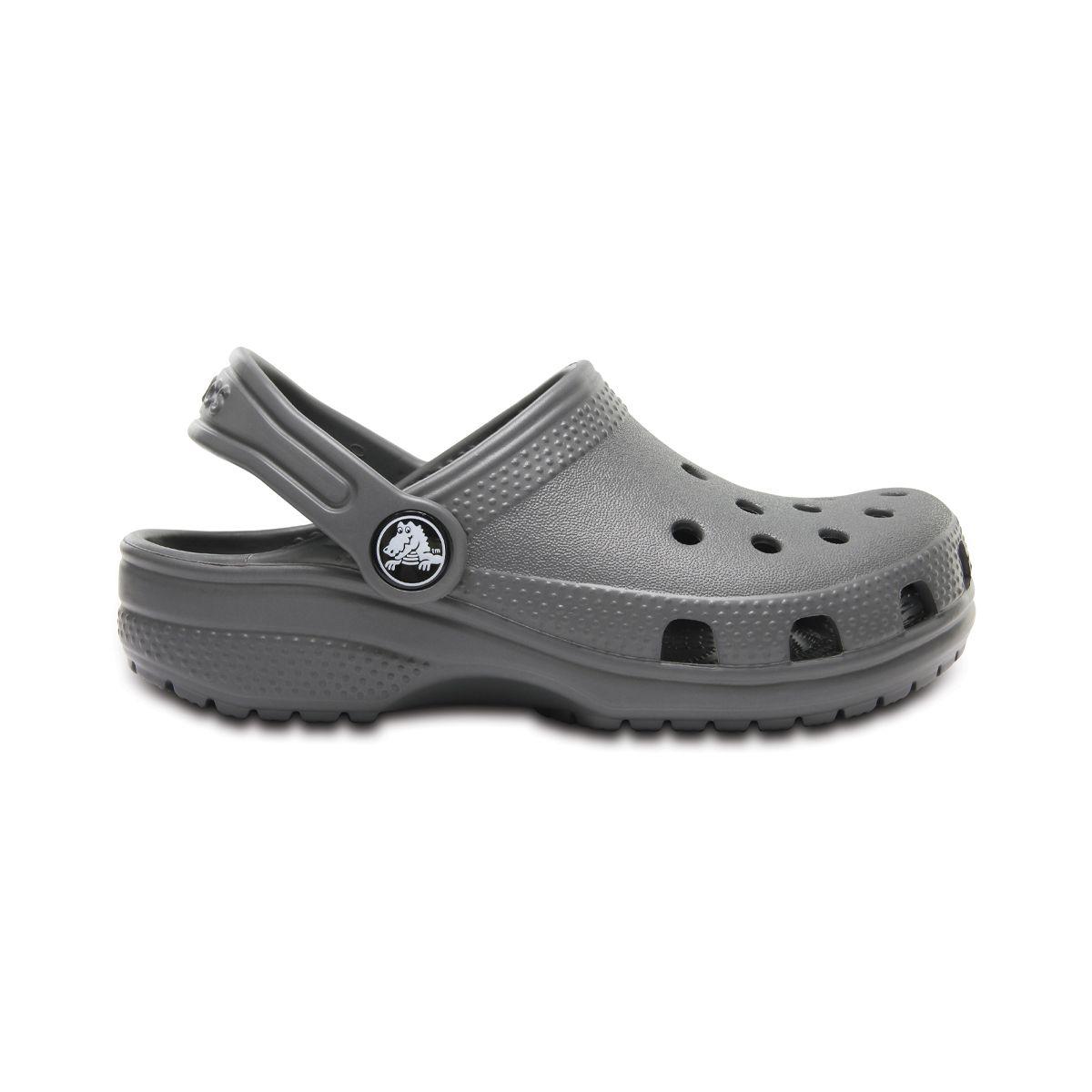 Zueco Crocs Classic Niño Slate Grey-1