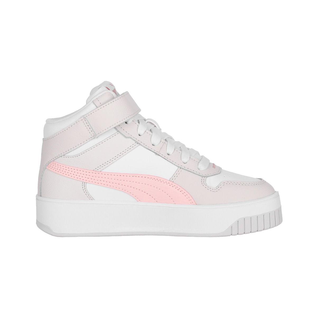Zapatilla Puma Carina Street Mid Mujer White/ Pink/ Gray-1